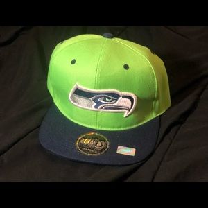 Seahawks green and blue HowD SnapBack hat
